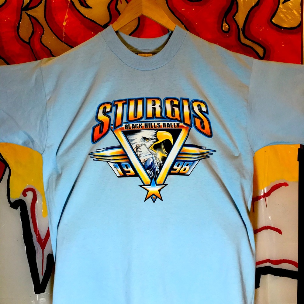 Vintage’98 STURGIS biker rally tee NWOT